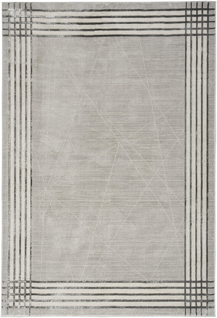 Nourison Desire DSR01 Grey Silver Area Rug main image