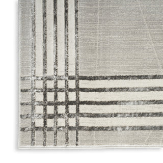 Nourison Desire DSR01 Grey Silver Area Rug Texture Image