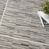Nourison Desire DSR02 Charcoal Grey Area Rug Corner Image