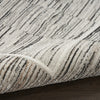 Nourison Desire DSR02 Charcoal Grey Area Rug Corner Image