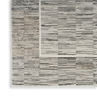 Nourison Desire DSR02 Charcoal Grey Area Rug Texture Image
