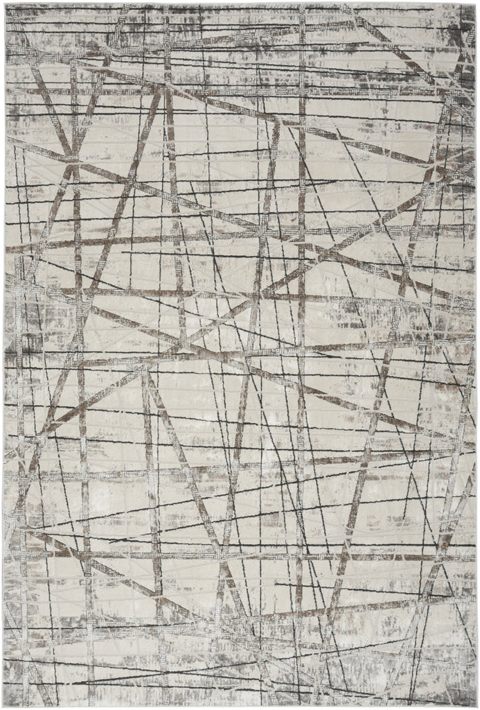 Nourison Desire DSR03 Grey Silver Area Rug main image