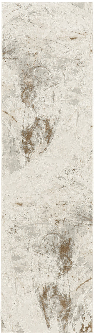 Nourison Desire DSR04 Cream Grey Area Rug Main Image