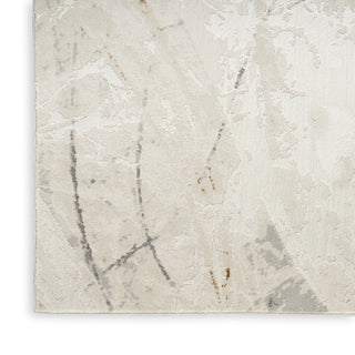 Nourison Desire DSR04 Ivory Grey Blue Area Rug Texture Image