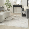 Nourison Desire DSR04 Cream Grey Area Rug Room Image Feature