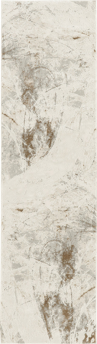 Nourison Desire DSR04 Cream Grey Area Rug Main Image