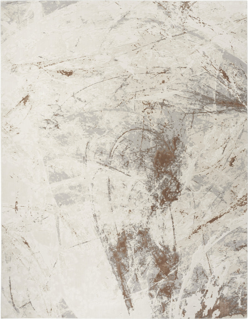 Nourison Desire DSR04 Cream Grey Area Rug main image