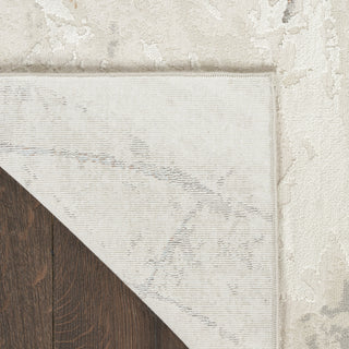 Nourison Desire DSR04 Ivory Grey Blue Area Rug Backing Image