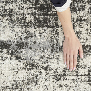 Nourison Desire DSR05 Grey/Ivory Area Rug Room Image Feature