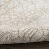 Nourison Desire DSR07 Ivory Beige Area Rug Corner Image