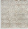 Nourison Desire DSR07 Ivory Beige Area Rug Corner Image