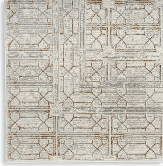 Nourison Desire DSR07 Ivory Beige Area Rug Corner Image