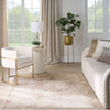 Nourison Desire DSR08 Camel Silver Area Rug Room Scene 2