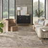 Nourison Desire DSR08 Camel Silver Area Rug Room Scene Feature