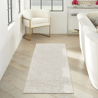 Nourison Desire DSR09 Beige Area Rug Corner Image
