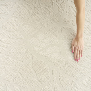 Nourison Desire DSR09 Beige Area Rug Room Image Feature