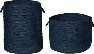 Colonial Mills Clean and Dirty Woven Hamper Set-2 DW13 Navy