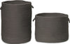 Colonial Mills Clean and Dirty Woven Hamper Set-2 DW14 Gray