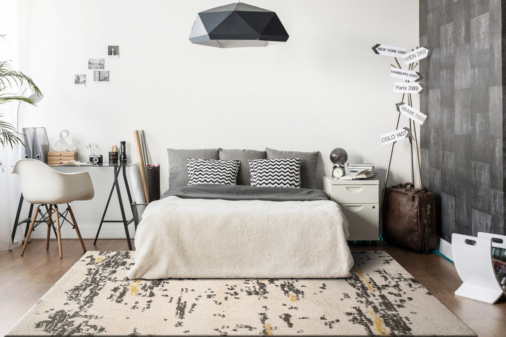 Area Rug Abyss Dynamic Rugs Abyss 5082 Ivory/Charcoal/Gold Area Rug – Incredible Rugs ...