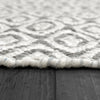 Dynamic Rugs Allegra 2987 Grey/Ivory/Denim Area Rug