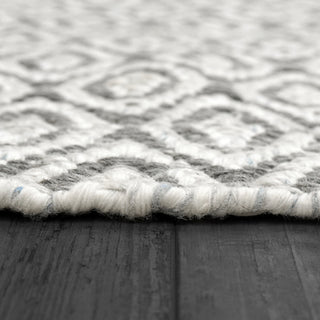 Dynamic Rugs Allegra 2987 Grey/Ivory/Denim Area Rug