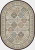 Dynamic Rugs Ancient Garden 57008 Brown/Blue Area Rug Oval Image