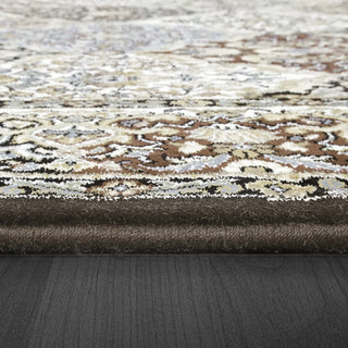 Dynamic Rugs Ancient Garden 57008 Brown/Blue Area Rug Edge