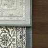 Dynamic Rugs Ancient Garden 57011 Grey/Cream Area Rug Corner Shot