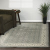 Dynamic Rugs Ancient Garden 57011 Grey/Cream Area Rug Room Scene Feature