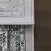 Dynamic Rugs Ancient Garden 57011 Soft Grey/Cream Area Rug Corner Shot