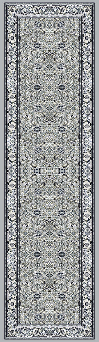 Dynamic Rugs Ancient Garden 57011 Soft Grey/Cream Area Rug Runner Image