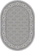 Dynamic Rugs Ancient Garden 57011 Soft Grey/Cream Area Rug Oval Image
