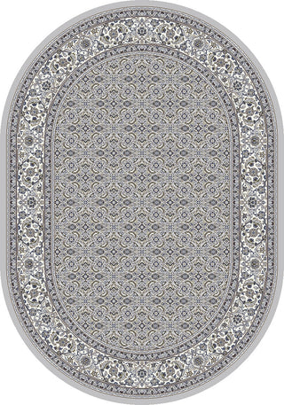 Dynamic Rugs Ancient Garden 57011 Soft Grey/Cream Area Rug Oval Image