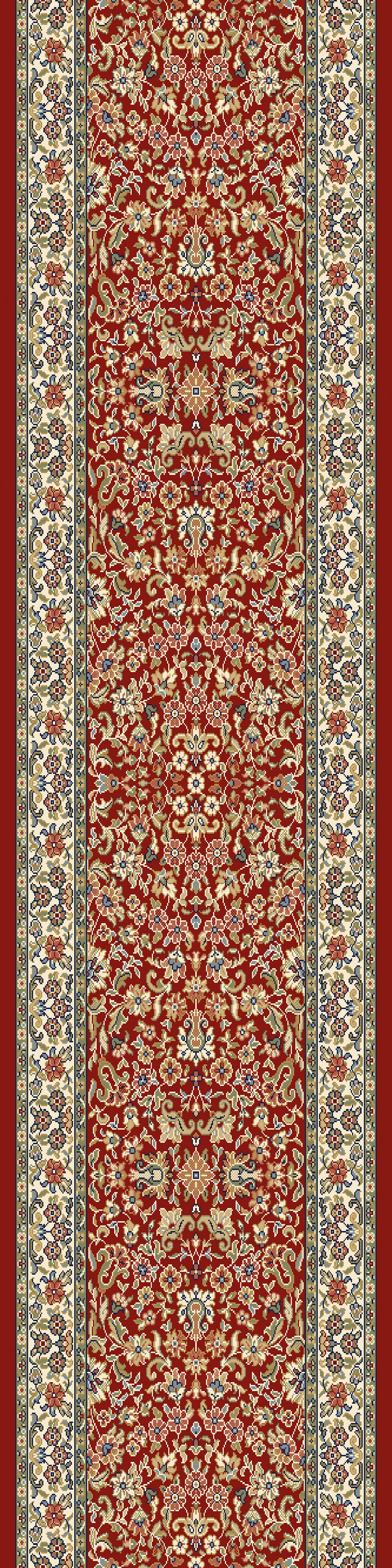 Dynamic Rugs Ancient Garden 57078 Red/Ivory