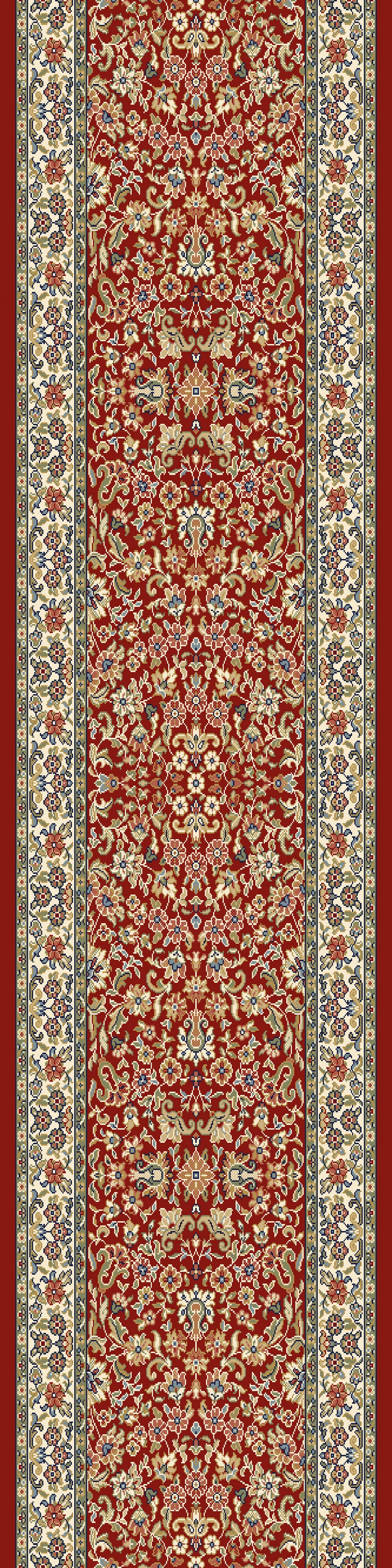 Dynamic Rugs Ancient Garden 57078 Red/Ivory