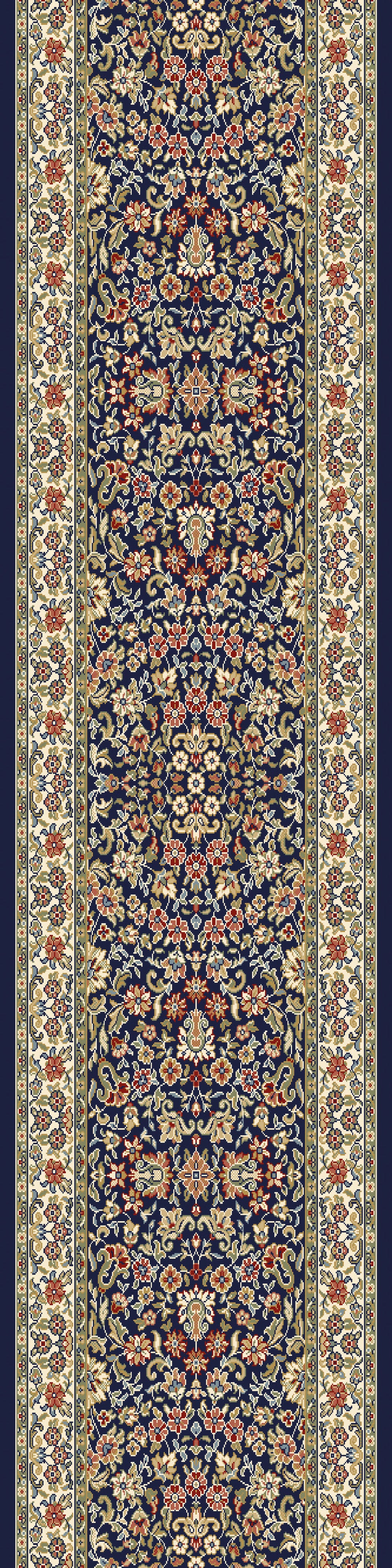 Dynamic Rugs Ancient Garden 57078 Blue/Ivory