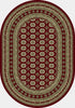 Dynamic Rugs Ancient Garden 57102 Red/Beige Area Rug Oval Image