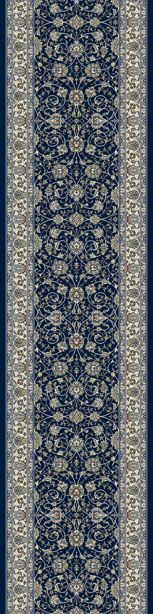 Dynamic Rugs Ancient Garden 57120 Blue/Ivory