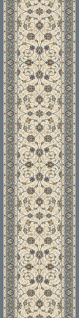 Dynamic Rugs Ancient Garden 57120 Ivory/Light Blue