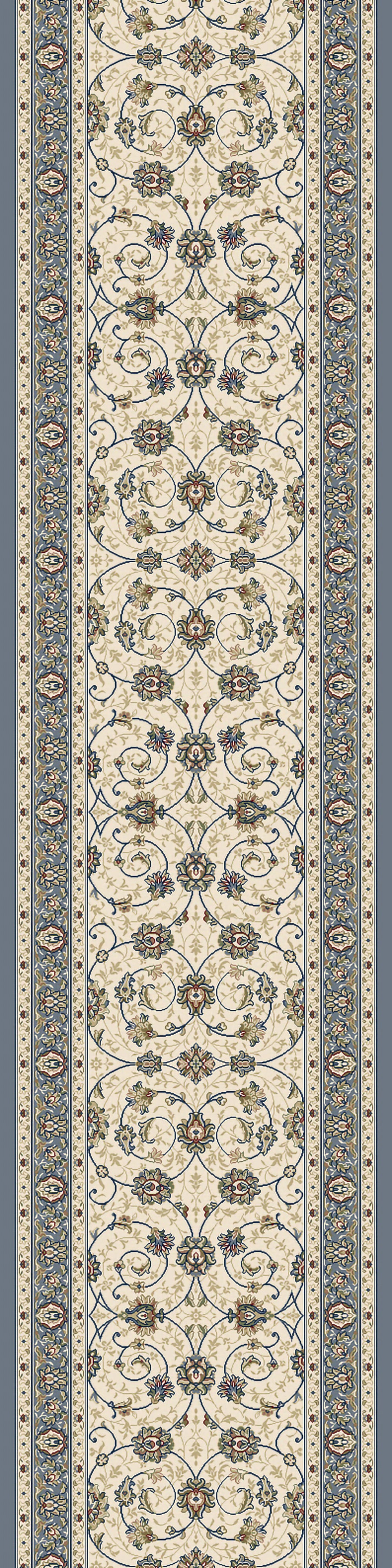 Dynamic Rugs Ancient Garden 57120 Ivory/Light Blue