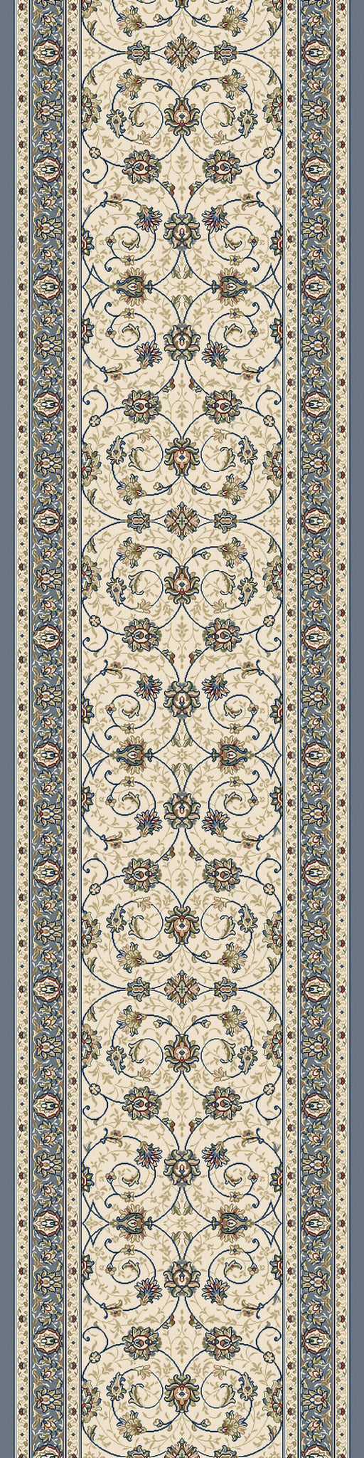 Dynamic Rugs Ancient Garden 57120 Ivory/Light Blue