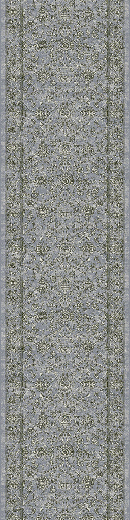 Dynamic Rugs Ancient Garden 57136 Steel Blue/Cream