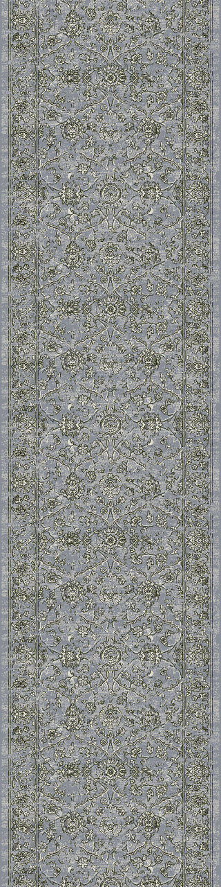 Dynamic Rugs Ancient Garden 57136 Steel Blue/Cream