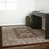 Dynamic Rugs Ancient Garden 57147 Red Area Rug Room Scene Feature