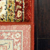 Dynamic Rugs Ancient Garden 57158 Red/Ivory Area Rug Corner Shot