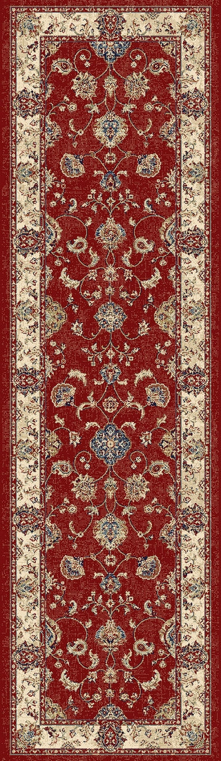 Dynamic Rugs Ancient Garden 57158 Red/Ivory Area Rug Runner Image