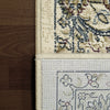 Dynamic Rugs Ancient Garden 57159 Ivory Area Rug Corner Shot