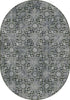 Dynamic Rugs Ancient Garden 57162 Steel Blue Area Rug Oval Image