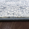 Dynamic Rugs Ancient Garden 57162 Light Blue Area Rug Detail