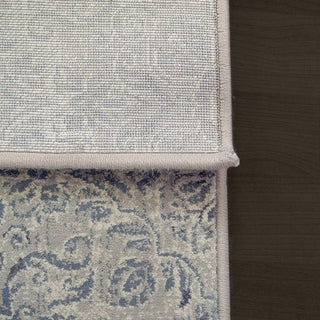 Dynamic Rugs Ancient Garden 57162 Silver/Grey Area Rug Corner Shot